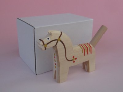 画像3: 馬の笛　茶　チェコ　ウッドクラフト　手作り　おもちゃ　プレゼント
