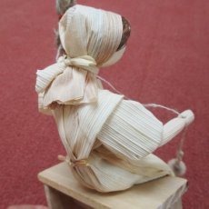 画像4: トウモロコシ人形　麻糸つむぎ　チェコ　手作り　民芸 (4)